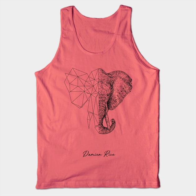 Elephant: Inspired T-shirt Design referencing Damien Rice's Song Tank Top by Cery & Joe New Style